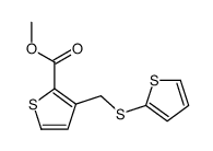 methyl 3-(thiophen-2-ylsulfanylmethyl)thiophene-2-carboxylate Structure