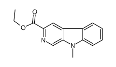 ethyl 9-methylpyrido[3,4-b]indole-3-carboxylate结构式