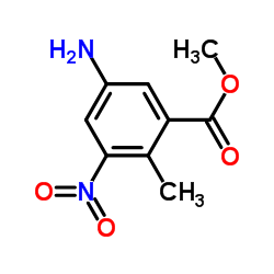 Methyl 5-amino-2-methyl-3-nitrobenzoate结构式
