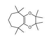 2,2,3,3,5,5,9,9-octamethyl-2,3,6,7,8,9-hexahydro-5H-cyclohepta[b][1,4]dioxine Structure
