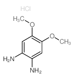 4,5-Dimethoxy-1,2-benzenediamine结构式
