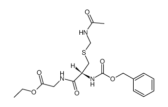 Z-Cys(Acm)-Gly-OEt Structure