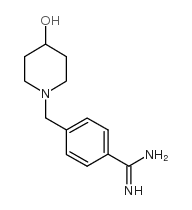 4-(4-HYDROXY-PIPERIDIN-1-YLMETHYL)-BENZAMIDINE picture