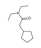 2-cyclopentyl-N,N-diethylacetamide Structure