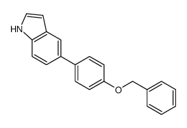 5-[4-(Benzyloxy)phenyl]-1H-indole结构式