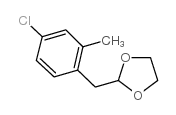 4-CHLORO-2-METHYL (1,3-DIOXOLAN-2-YLMETHYL)BENZENE结构式