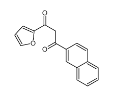 1-(furan-2-yl)-3-naphthalen-2-ylpropane-1,3-dione Structure