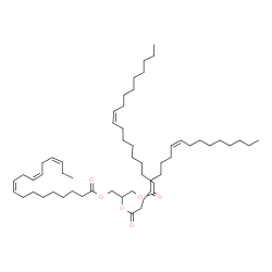 1,2-Dioleoyl-3-α-Linolenoyl-rac-glycerol structure