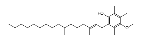 4-Methoxy-2,3,5-trimethyl-6-((E)-3,7,11,15-tetramethyl-hexadec-2-enyl)-phenol Structure