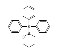 oxaborinan-2-yl(triphenyl)silane Structure