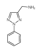 (2-Phenyl-2H-1,2,3-triazol-4-yl)methylamine Structure