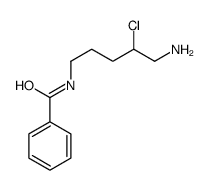 N-(5-amino-4-chloropentyl)benzamide Structure