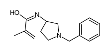 N-[(3R)-1-benzylpyrrolidin-3-yl]-2-methylprop-2-enamide结构式