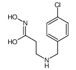 3-[(4-chlorophenyl)methylamino]-N-hydroxypropanamide Structure