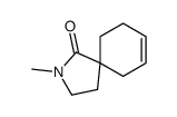 2-methyl-2-azaspiro[4.5]dec-7-en-1-one结构式
