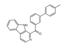 [3-(4-methylphenyl)phenyl]-(9H-pyrido[3,4-b]indol-1-yl)methanone结构式