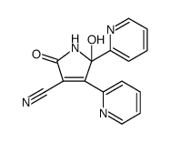 5-HYDROXY-2-OXO-4,5-DI(PYRIDIN-2-YL)-2,5-DIHYDRO-1H-PYRROLE-3-CARBONITRILE picture