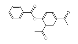 2,4-diacetylphenyl benzoate Structure