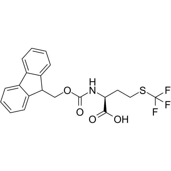 Fmoc-Met(CF3)-OH结构式