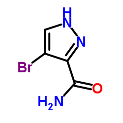 4-Bromo-1H-pyrazole-3-carboxamide Structure