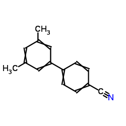 3',5'-Dimethyl-4-biphenylcarbonitrile Structure