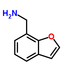 1-(1-Benzofuran-7-yl)methanamine Structure