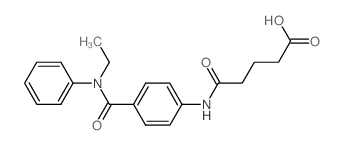 5-{4-[(Ethylanilino)carbonyl]anilino}-5-oxopentanoic acid结构式