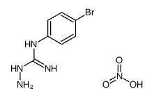 1-amino-2-(4-bromophenyl)guanidine,nitric acid Structure