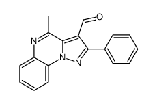 4-methyl-2-phenylpyrazolo[1,5-a]quinoxaline-3-carbaldehyde结构式