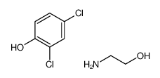 2,4-dichlorophenol, compound with 2-aminoethanol (1:1) structure