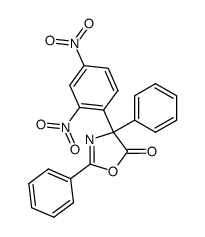 5(4H)-Oxazolone,4-(2,4-dinitrophenyl)-2,4-diphenyl- structure
