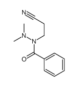 N-(2-cyanoethyl)-N',N'-dimethylbenzohydrazide结构式