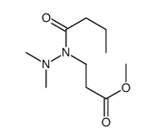 methyl 3-[butanoyl(dimethylamino)amino]propanoate Structure