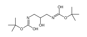 (2-羟基丙烷-1,3-二基)二氨基甲酸二叔丁酯结构式