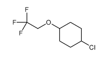 1-chloro-4-(2,2,2-trifluoroethoxy)cyclohexane Structure