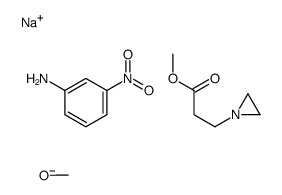 sodium,methanolate,methyl 3-(aziridin-1-yl)propanoate,3-nitroaniline Structure