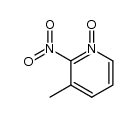 3-methyl-2-nitro-pyridine-1-oxide Structure