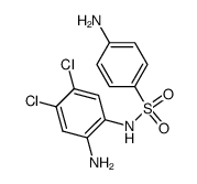 sulfanilic acid-(2-amino-4,5-dichloro-anilide)结构式