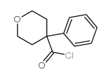 4-苯基四氢吡喃-4-羰酰氯结构式