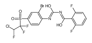 N-[[2-bromo-4-(2-chloro-1,1,2-trifluoroethyl)sulfonylphenyl]carbamoyl]-2,6-difluorobenzamide Structure
