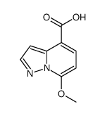 7-methoxypyrazolo[1,5-a]pyridine-4-carboxylic acid结构式