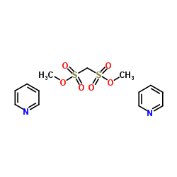 Dimethyl methanedisulfonate-pyridine (1:2)结构式