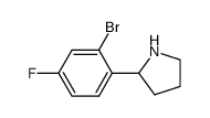 2-(2-bromo-4-fluorophenyl)pyrrolidine picture