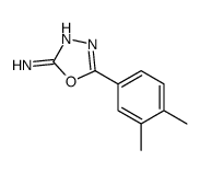 5-(3,4-dimethylphenyl)-1,3,4-oxadiazol-2-amine Structure