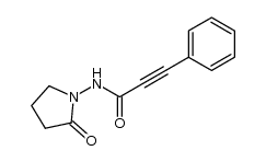 N-propiolylamino-2-pyrrolidone结构式