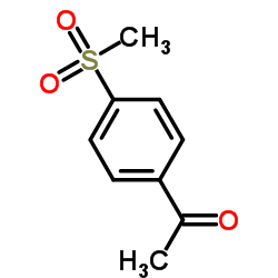 4'-Methylsulphonylacetophenone structure