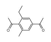 2,5-Diacetyl-3-ethyltoluol结构式