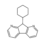 9-cyclohexyl-1,8-diazafluorene结构式