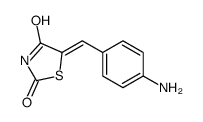 5-[(4-aminophenyl)methylidene]-1,3-thiazolidine-2,4-dione结构式