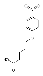 5-(4-nitrophenoxy)pentanoic acid结构式